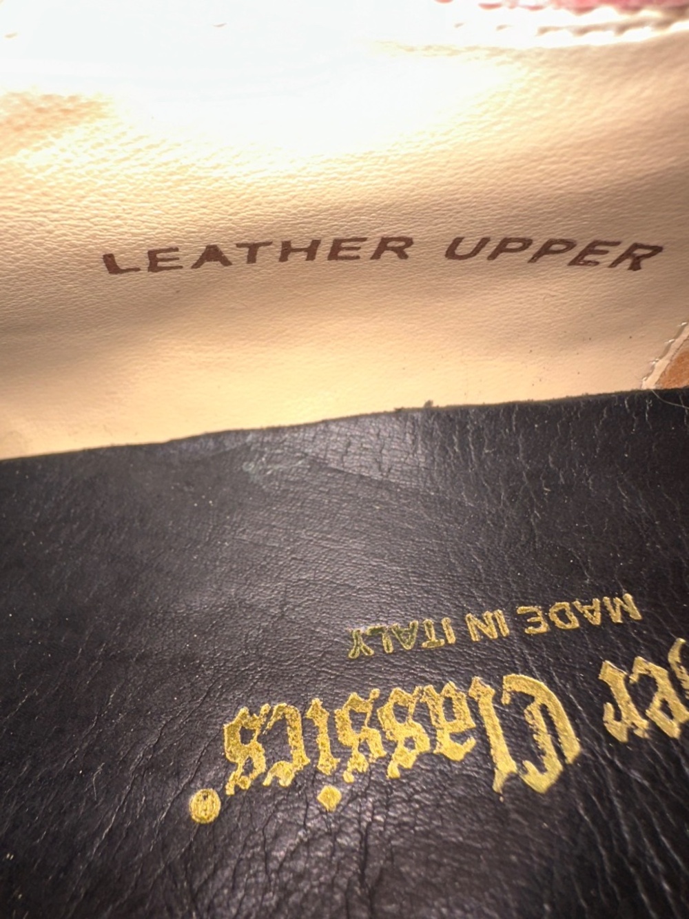 Leather Classics size 11, burgundy loafers - Picture 6 of 9